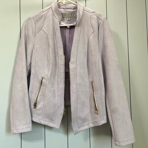 Marc New York AndrewMarc/ Purple Ash,  Women's Blazer - Faux Suede